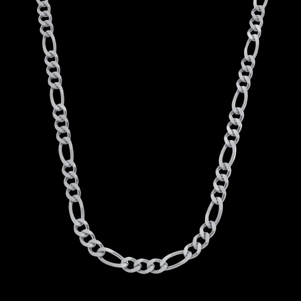 Corrente Prateada Masculina Elo 3 por 1